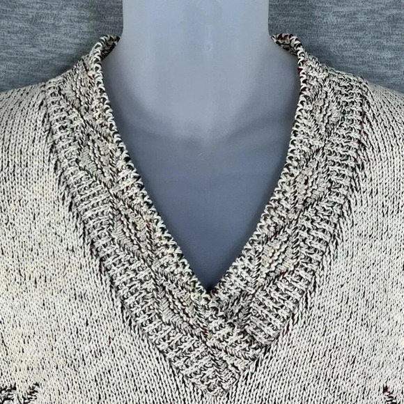 Vintage Equipt Mens L-XL Aztec Pullover Sweater Southwestern Cotton Blend Hippie - Picture 6 of 16